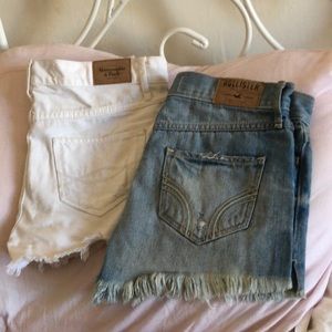 Size 0 cutoff shorts bundle